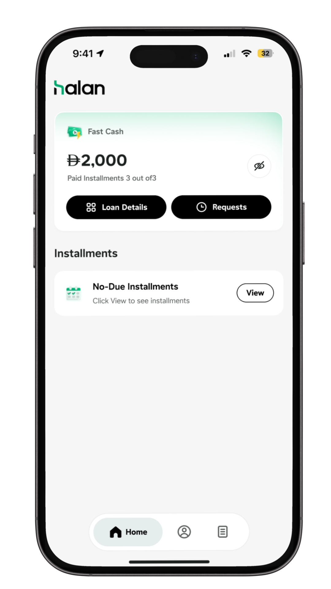 Halan Fast Cash active loan