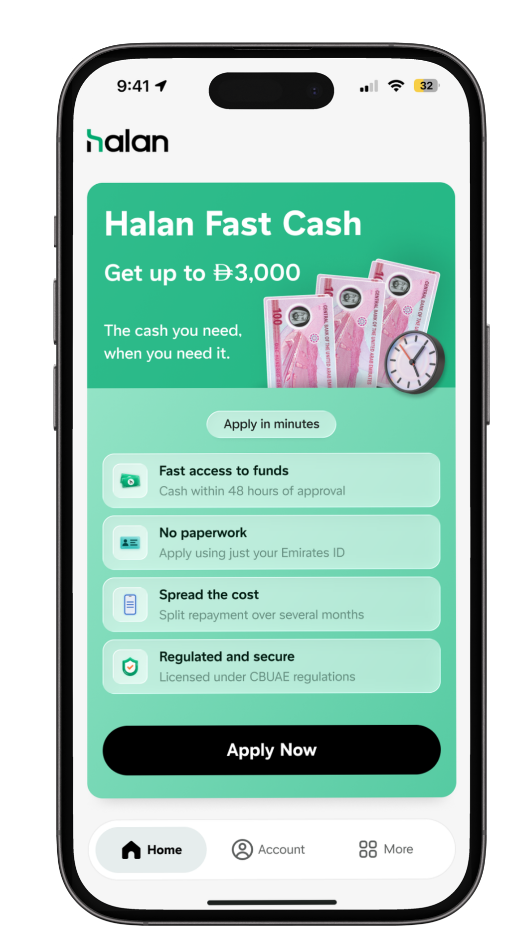 Halan Fast Cash app home